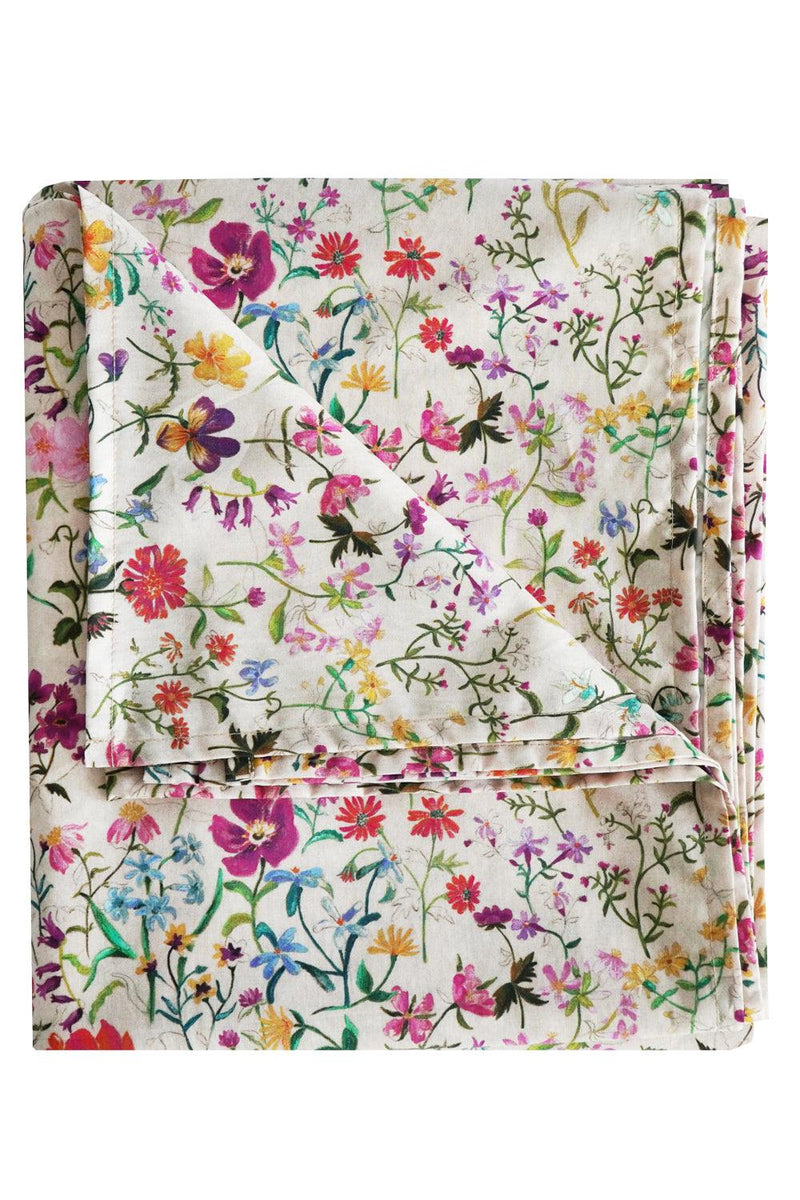Flat Top Sheet made with Liberty Fabric LINEN GARDEN - Coco & Wolf