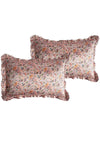 Frill Silk Pillowcase made with Liberty Fabric MABELLE HALL PINK - Coco & Wolf