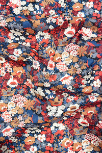 Gathered Edge Pillowcase made with Liberty Fabric WILTSHIRE BUD & THORPE - Coco & Wolf