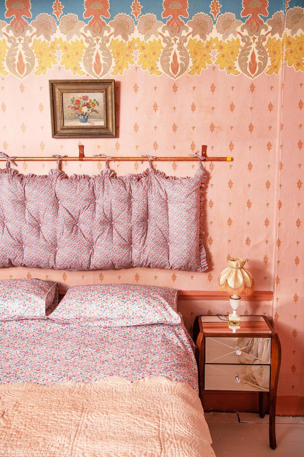 Hanging Headboard made with Liberty Fabric BETSY ANN - Coco & Wolf