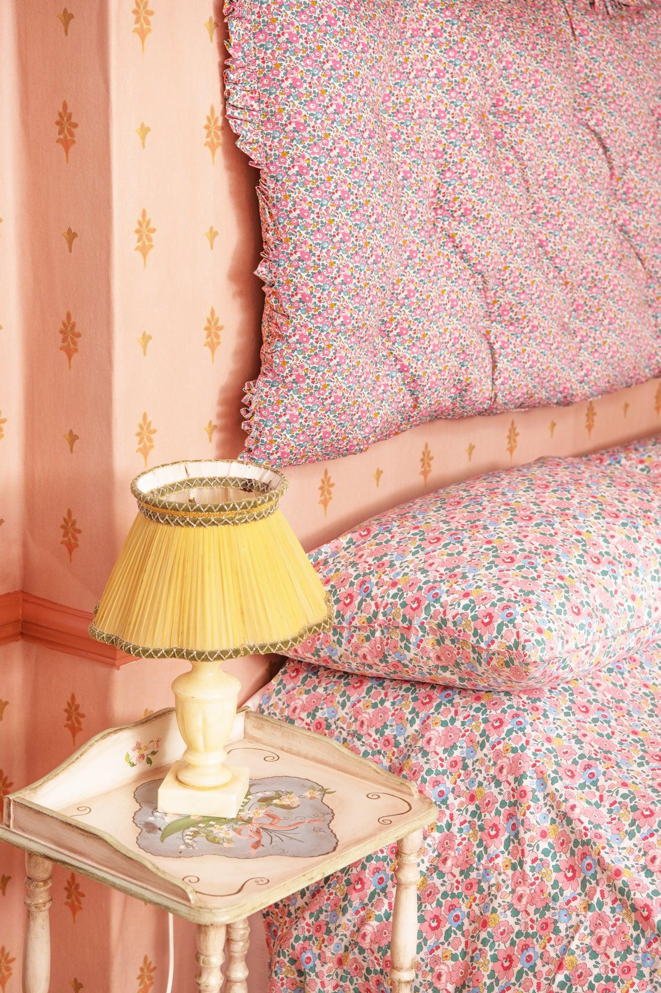 Hanging Headboard made with Liberty Fabric BETSY ANN - Coco & Wolf
