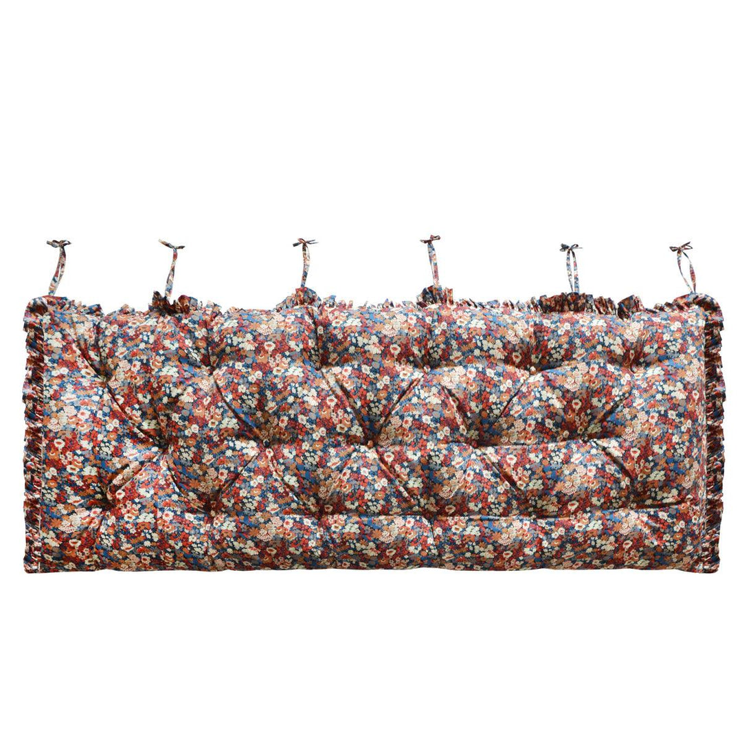 Hanging Headboard made with Liberty Fabric THORPE RUST - Coco & Wolf