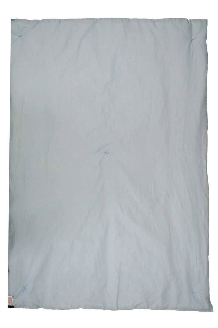 Reversible Heirloom Quilt made with Liberty Fabric QUEY 2 & SKY BLUE LINEN