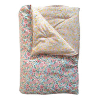 Heirloom Quilt made with Liberty Fabric BETSY CANDY FLOSS & WILTSHIRE BUD PINK - Coco & Wolf