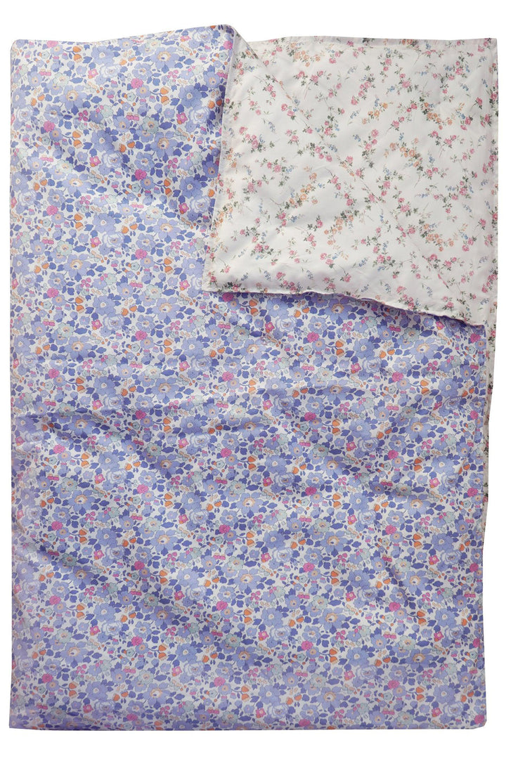 Reversible Heirloom Quilt made with Liberty Fabric BETSY LAVENDER & ELIZABETH