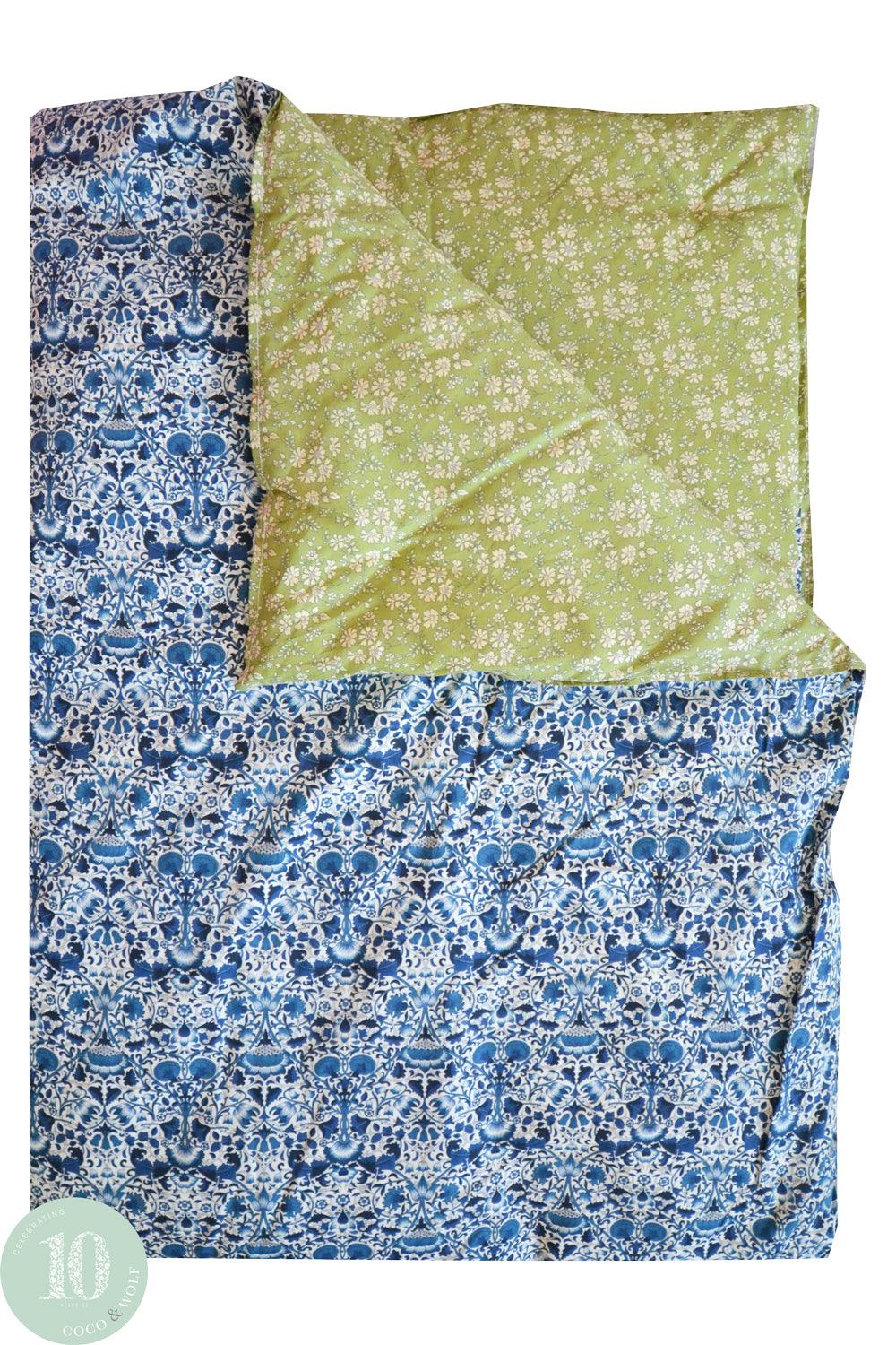 Heirloom Quilt made with Liberty Fabric LODDEN & CAPEL PISTACHIO - Coco & Wolf