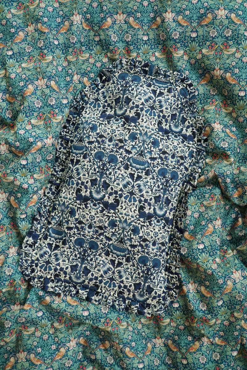 Hot Water Bottle Cover made with Liberty Fabric LODDEN