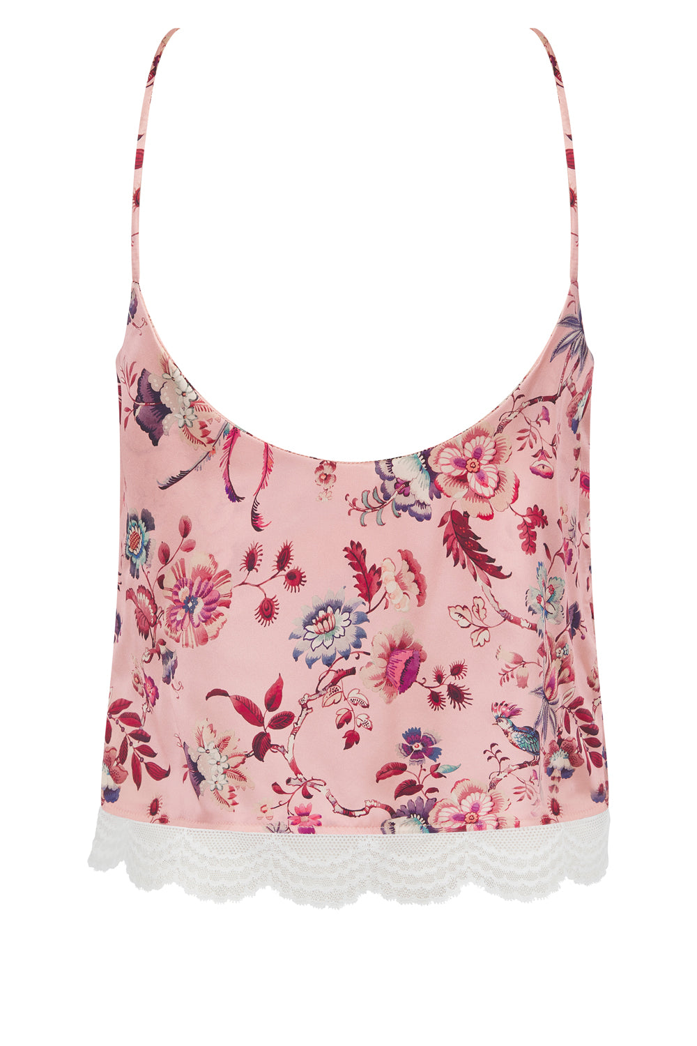 Women's Silk Camisole Top made with Liberty Fabric JANNAH