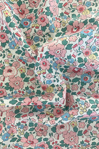 Liberty Fabric Bonville Cotton BETSY CANDY FLOSS - Coco & Wolf