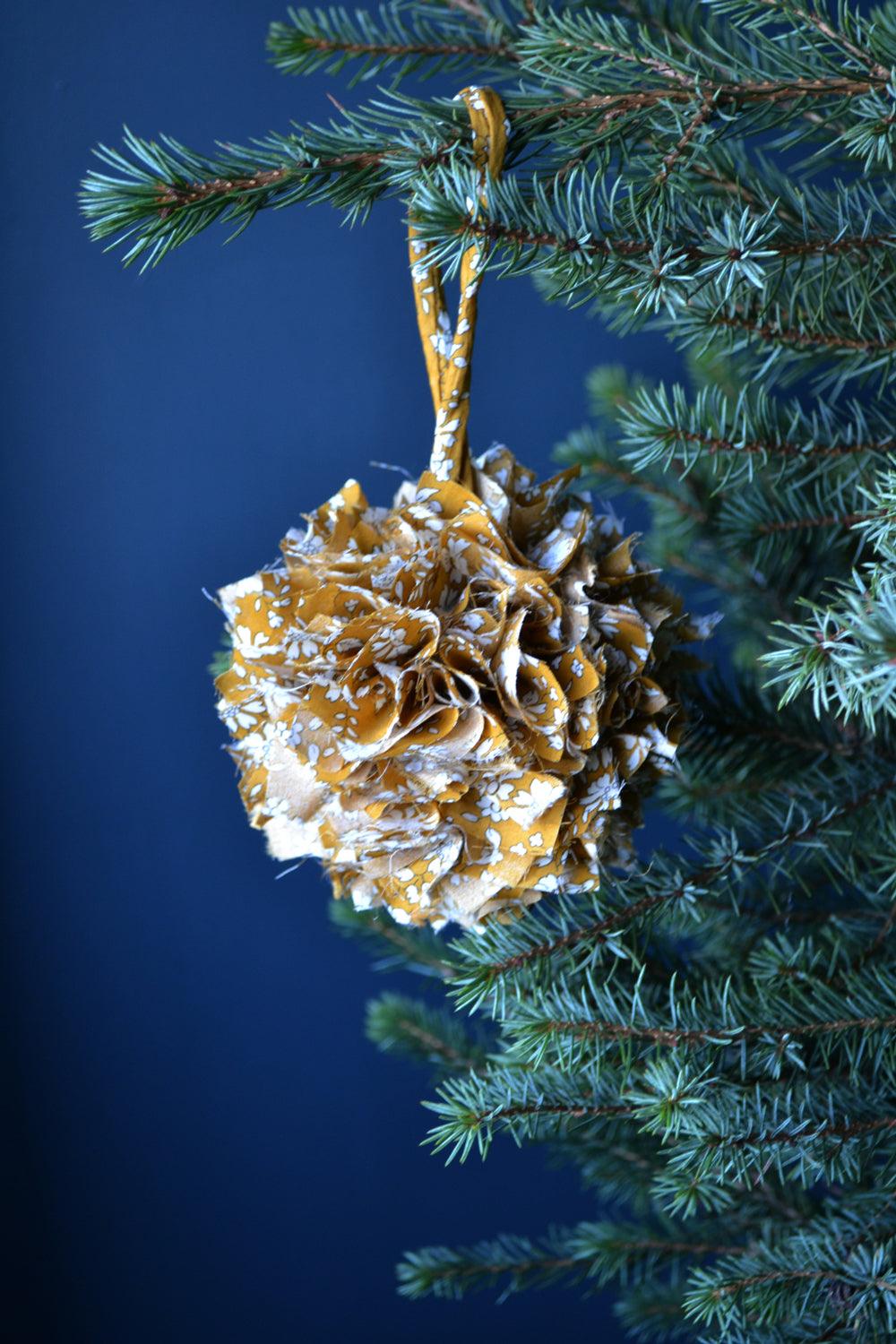 Liberty Fabric Christmas Bauble - Coco & Wolf