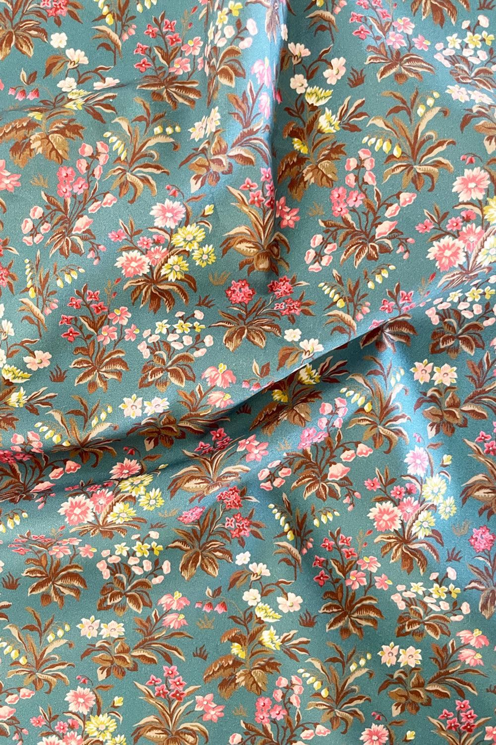 Liberty Fabric Piccadilly Poplin Cotton FLORAL FABLE - Coco & Wolf