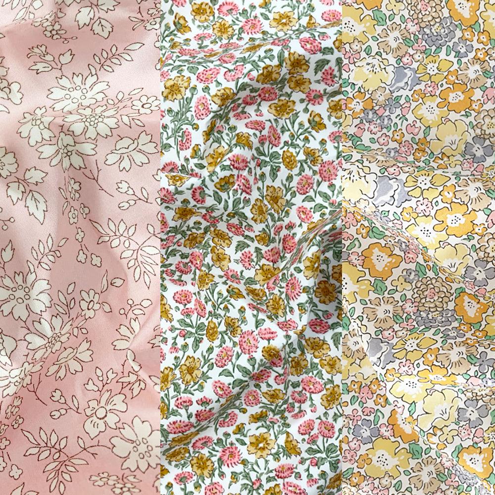 Liberty Fabric Piccadilly Poplin Cotton FREYJA DAISY - Coco & Wolf