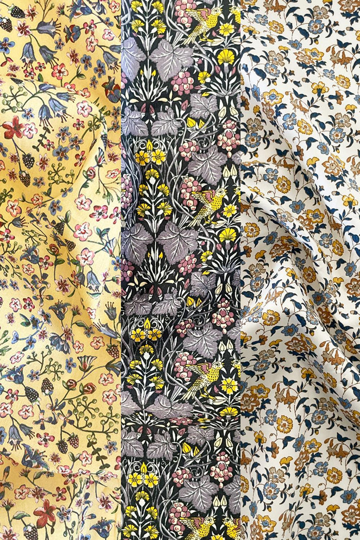 Liberty Fabric Piccadilly Poplin Cotton VINE THEIF - Coco & Wolf