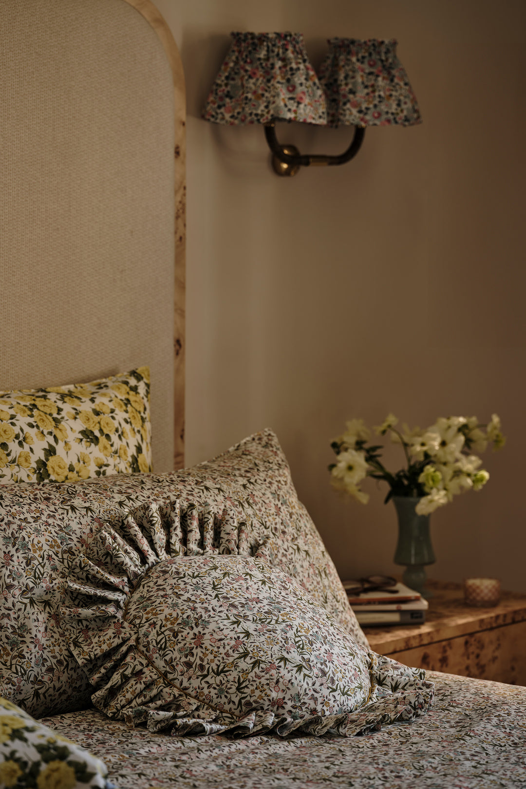 Pillowcase made with Liberty Fabric TAPESTRY