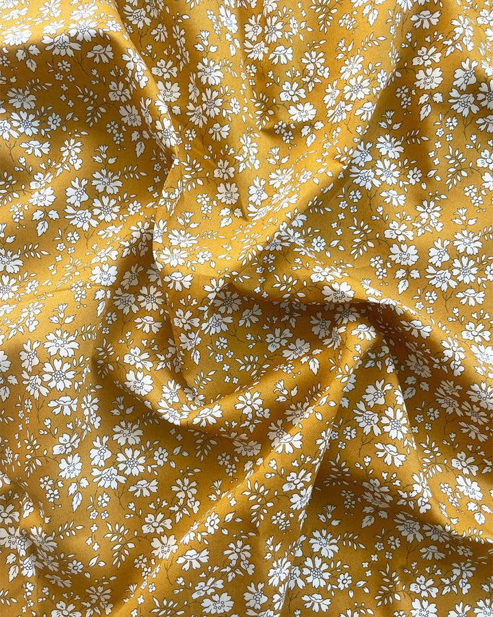 Liberty Fabric Tana Lawn® Cotton CAPEL MUSTARD
