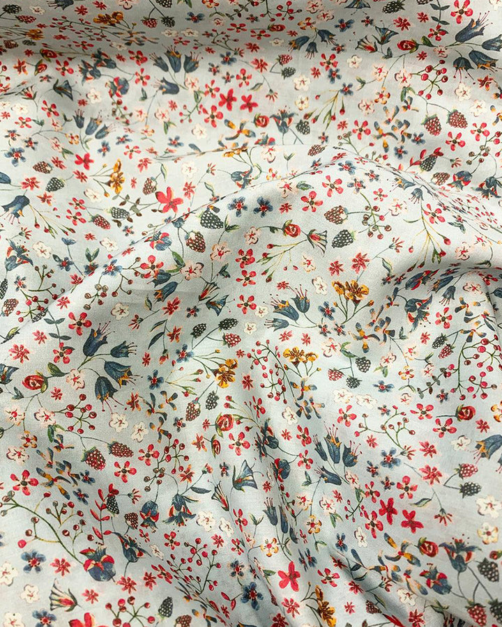 Liberty Fabric Tana Lawn® Cotton DONNA LEIGH DUCK EGG