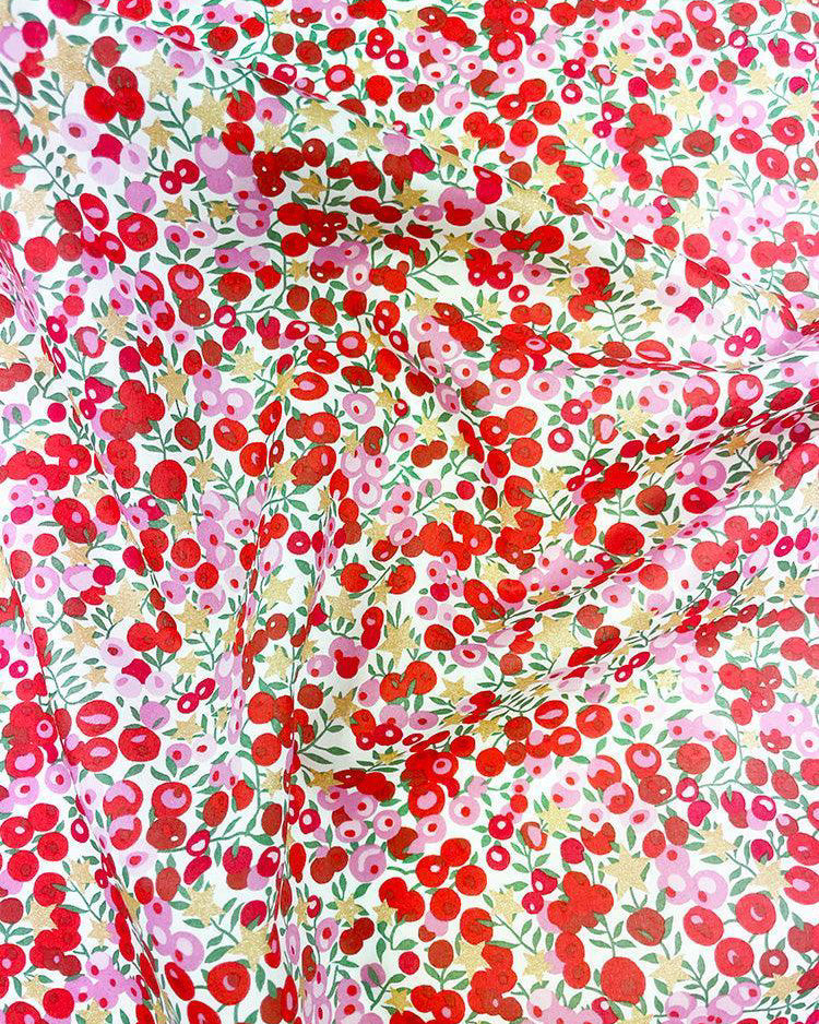 Liberty Fabric Tana Lawn® Cotton WILTSHIRE STARS PINK