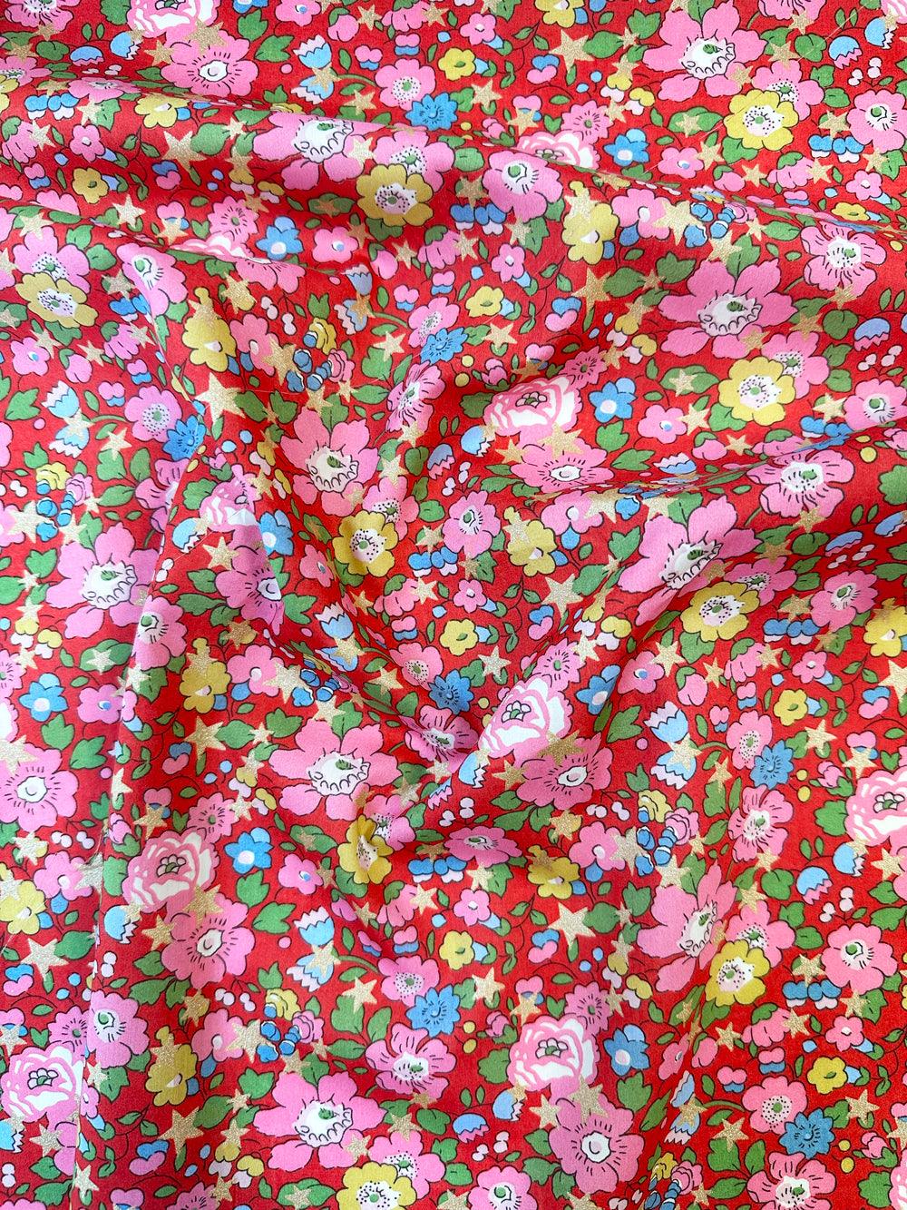 Liberty Fabric Tana Lawn® Cotton BETSY STAR - Coco & Wolf