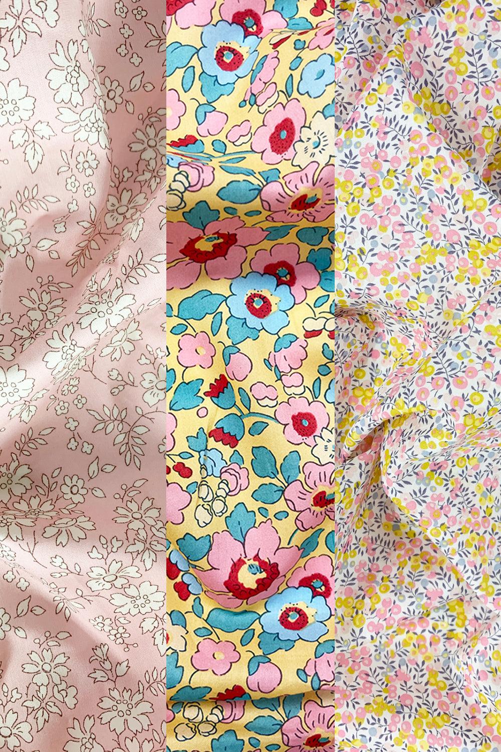 Liberty Fabric Tana Lawn® Cotton BETSY SUNFLOWER - Coco & Wolf