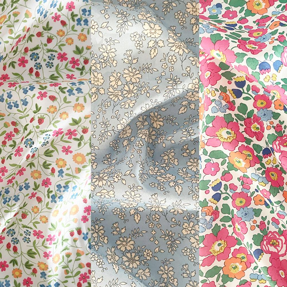 Liberty Fabric Tana Lawn® Cotton CAPEL BLUE - Coco & Wolf