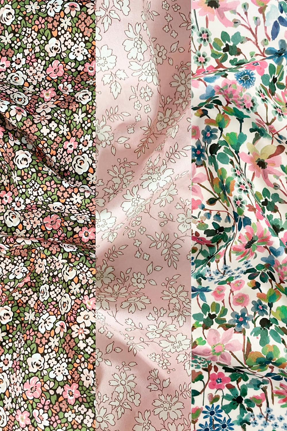 Liberty Fabric Tana Lawn® Cotton CAPEL PINK - Coco & Wolf