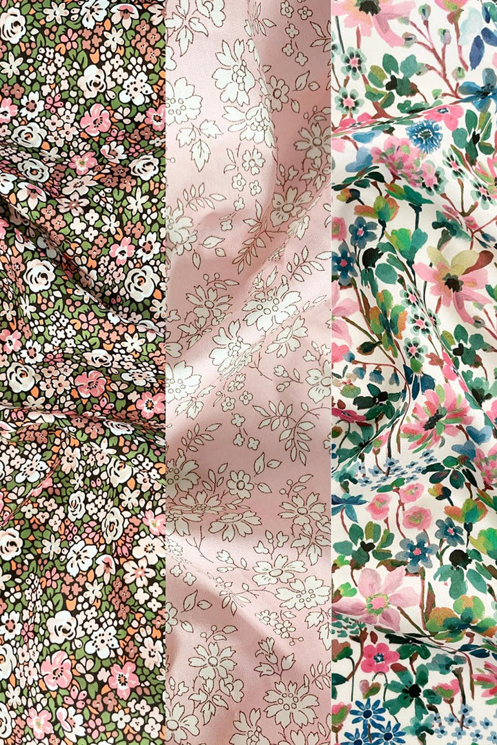 Liberty Fabric Tana Lawn® Cotton CAPEL PINK - Coco & Wolf