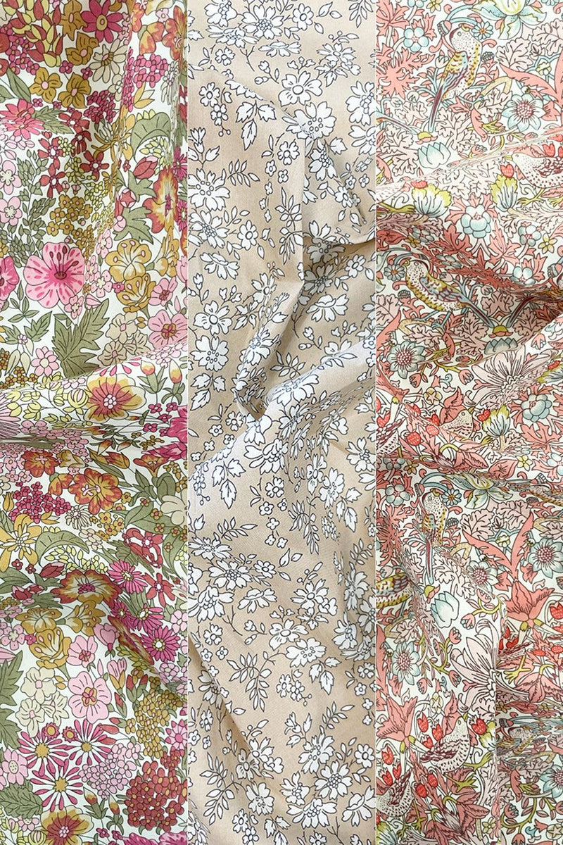 Liberty Fabric Tana Lawn® Cotton CAPEL TAUPE - Coco & Wolf
