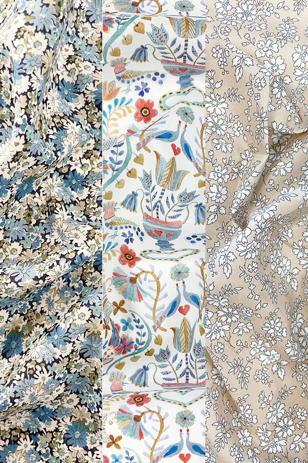 Liberty Fabric Tana Lawn® Cotton LOVE BIRDS - Coco & Wolf