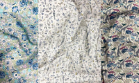 Liberty Fabric Tana Lawn® Cotton THEO BLUE - Coco & Wolf