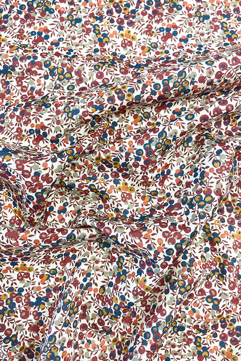 Liberty Fabric Tana Lawn® Cotton WILTSHIRE BUD RUST - Coco & Wolf