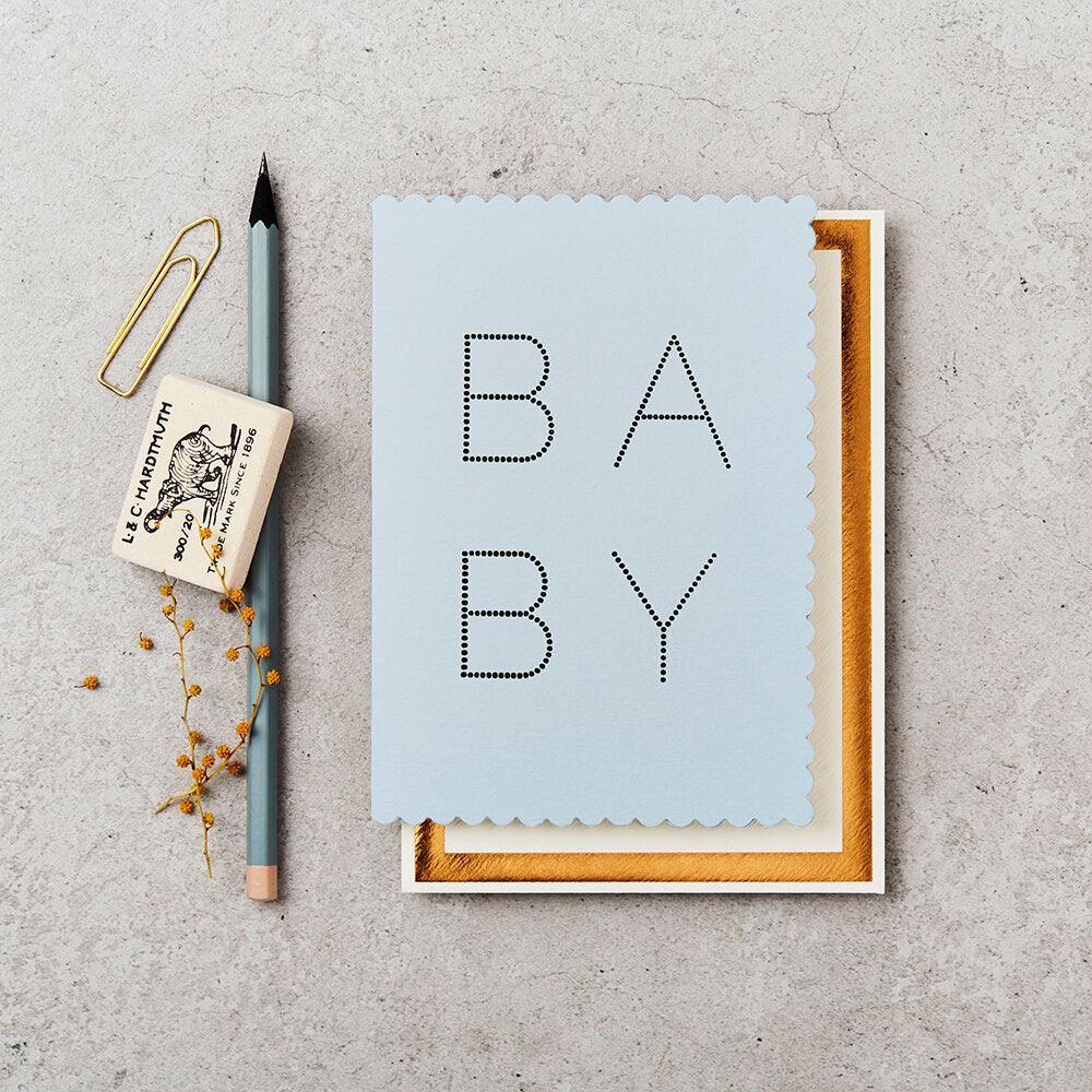 LUXE BABY CARD BLUE - Coco & Wolf