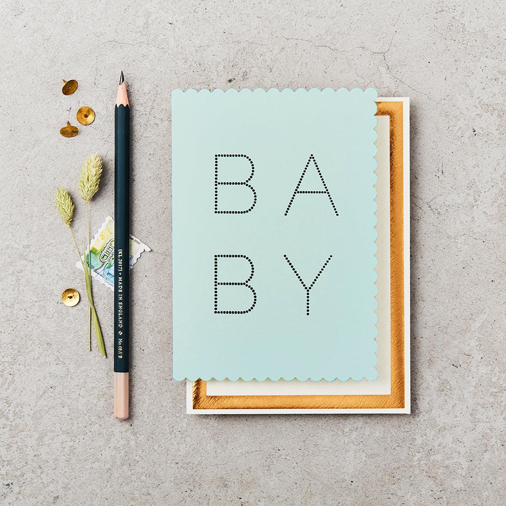 LUXE BABY CARD GREEN - Coco & Wolf