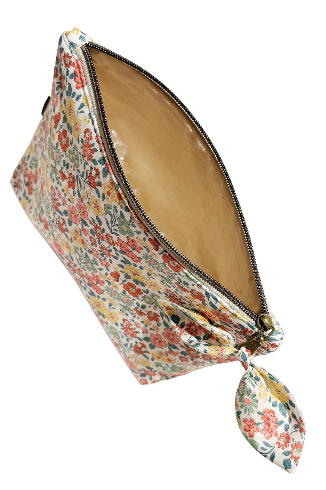 Small Zip-Top Pouch made with Liberty Fabric ANNABELLA