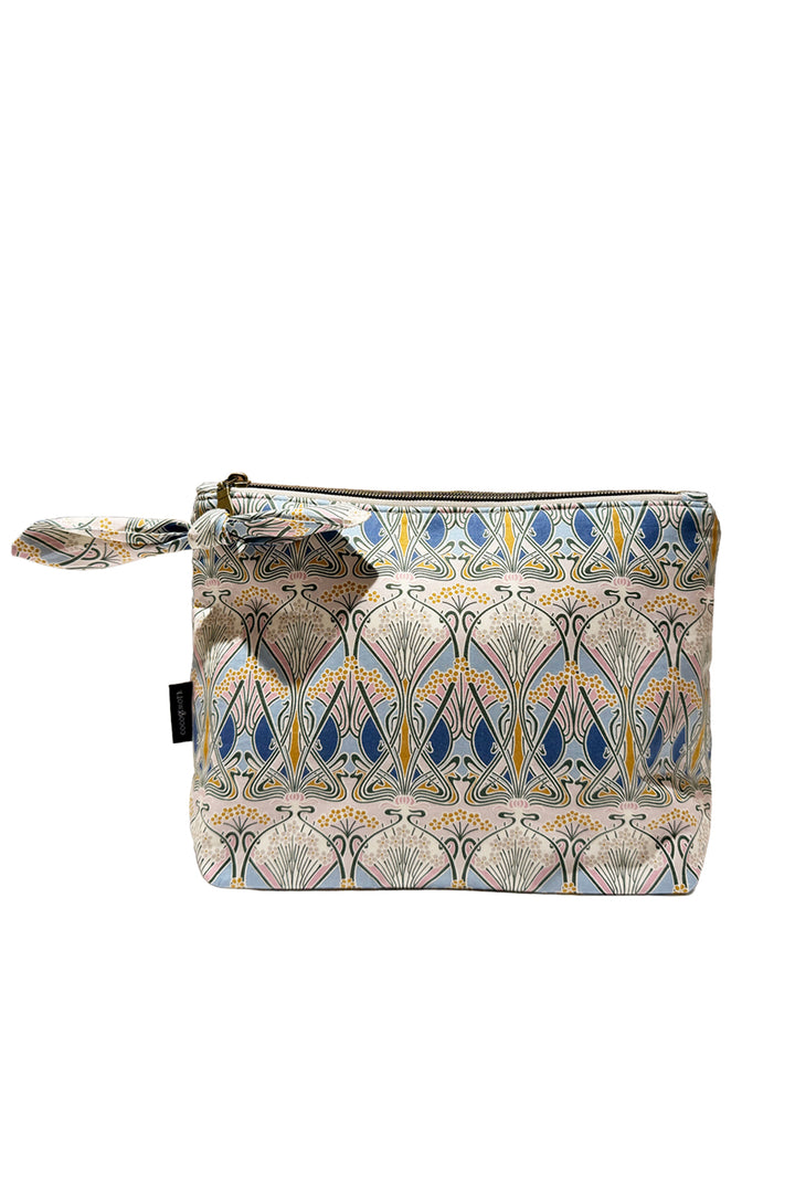 Small Zip-Top Pouch made with Liberty Fabric IANTHE
