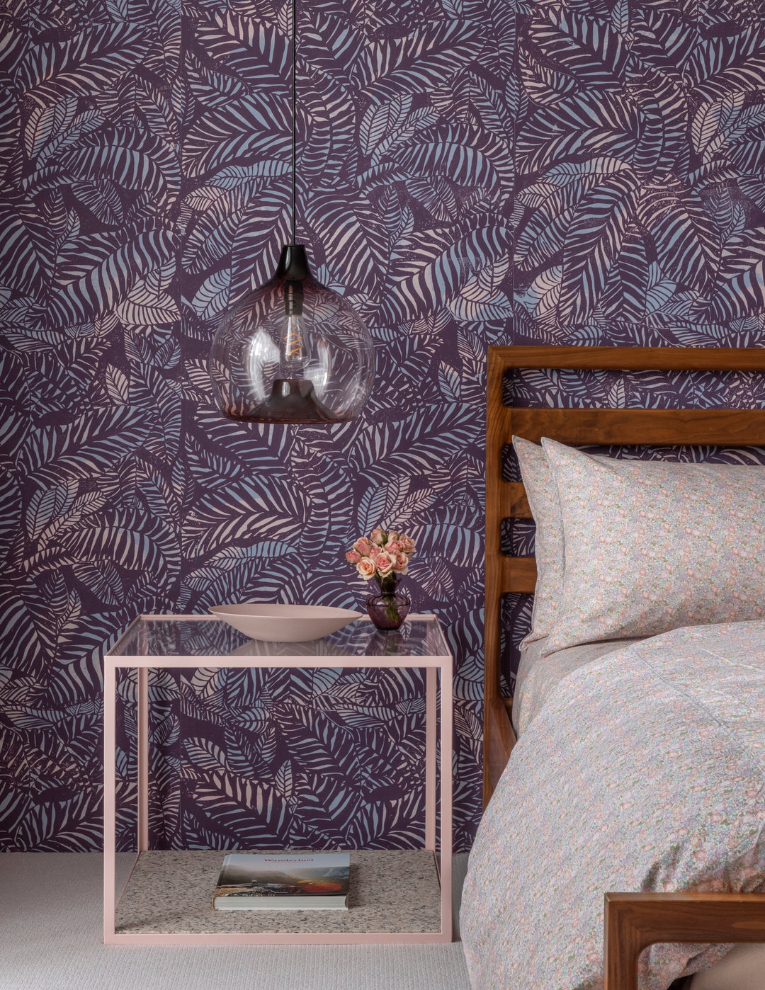 Duvet Set made with Liberty Fabric MICHELLE LILAC