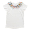 Ottilie Collar T-shirt made with Liberty Fabric BETSY GREY - Coco & Wolf