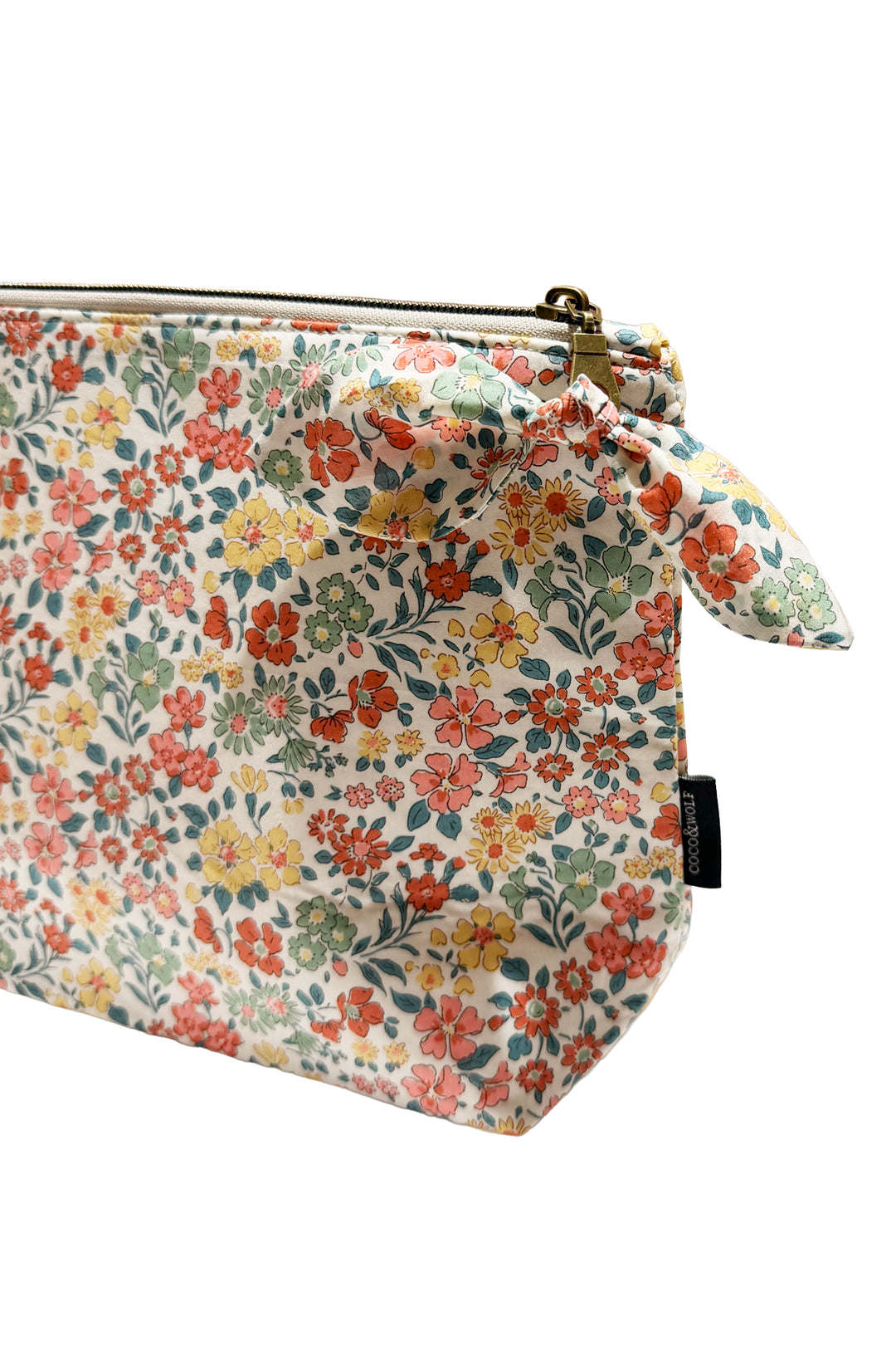 Medium Zip-Top Pouch made with Liberty Fabric ANNABELLA