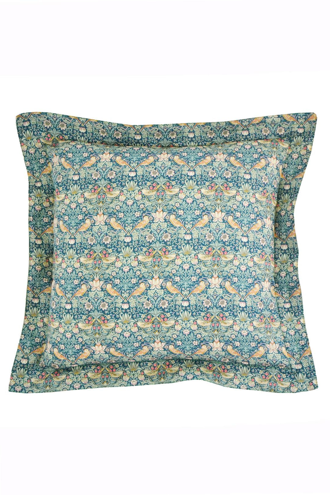 Outdoor Cushion made with Liberty Fabric STRAWBERRY THIEF - Coco & Wolf