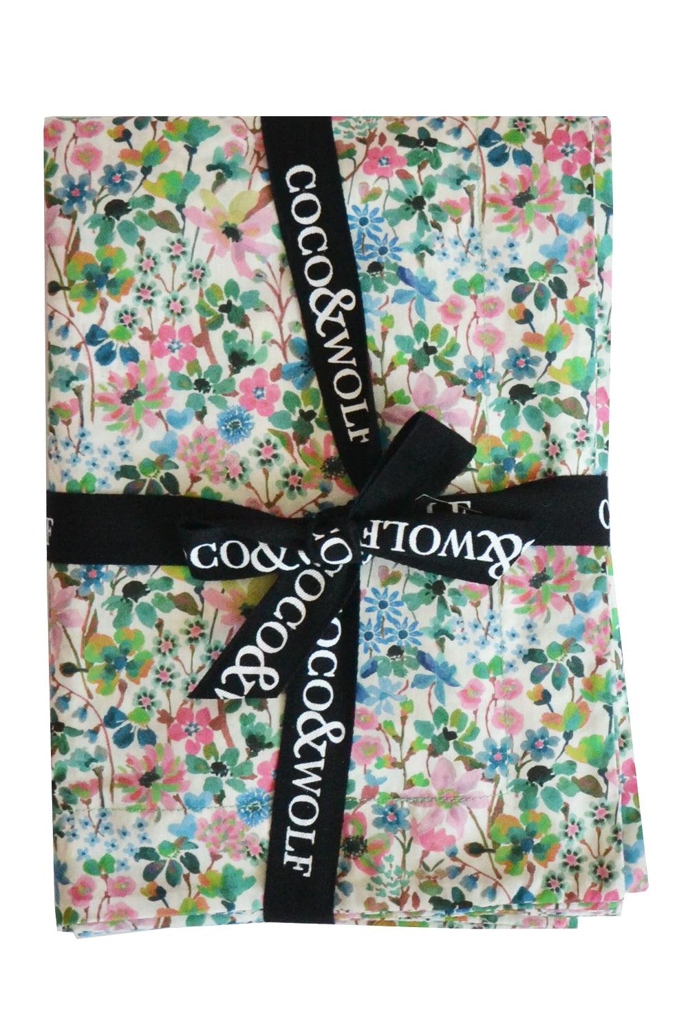 Oxford Pillowcase made with Liberty Fabric DREAMS OF SUMMER - Coco & Wolf