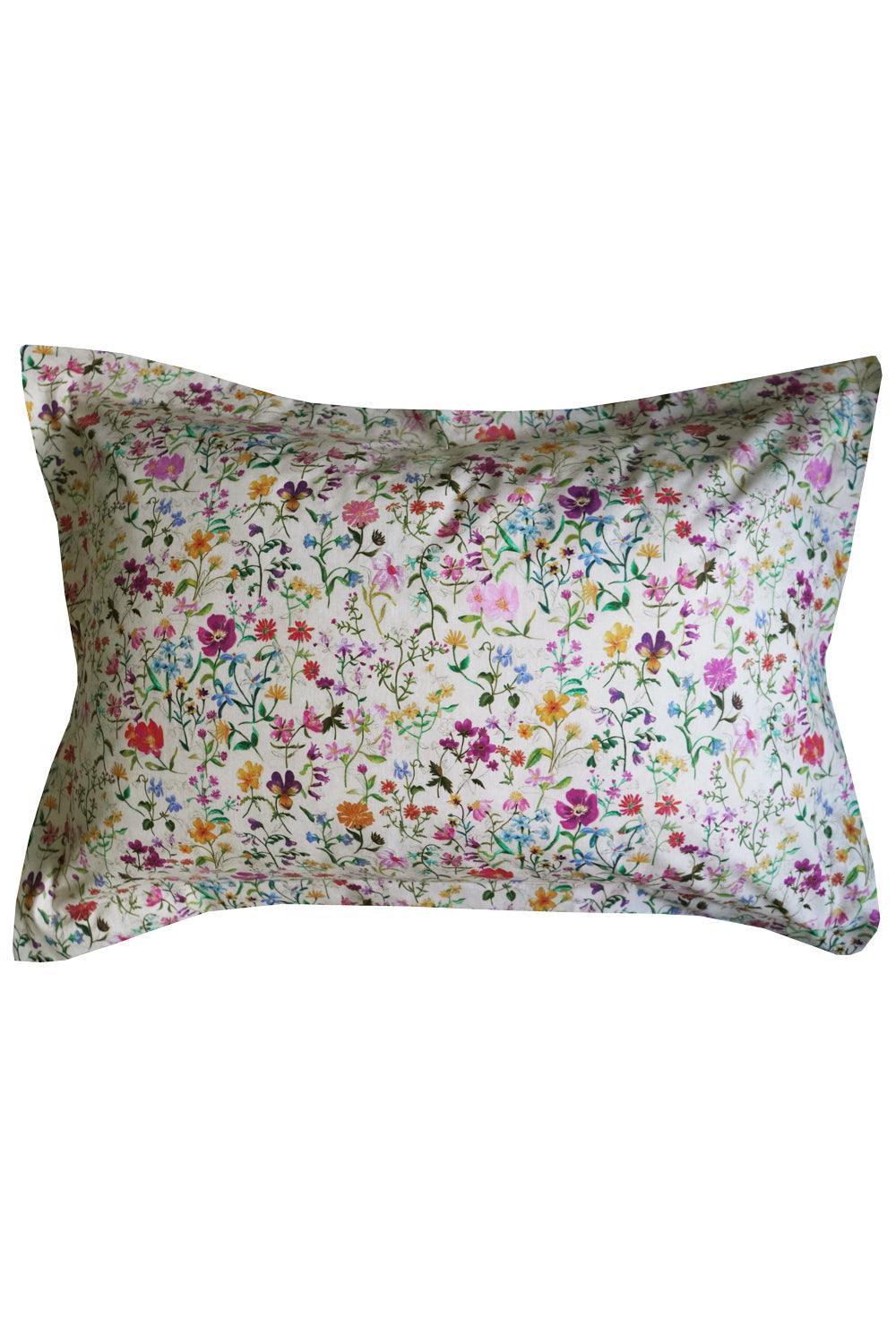 Oxford Pillowcase made with Liberty Fabric LINEN GARDEN - Coco & Wolf