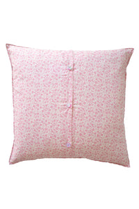 Patchwork Cushion made with Pink Liberty Fabric - Coco & Wolf