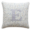 Personalised Cushion made with Liberty Fabric THEO BLUE - Coco & Wolf