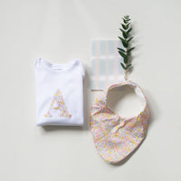 Personalised New Baby Gift Set made with Liberty Fabric WILTSHIRE BUD - Coco & Wolf