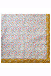Picnic Blanket made with Liberty Fabric BETSY GREY & CAPEL MUSTARD - Coco & Wolf