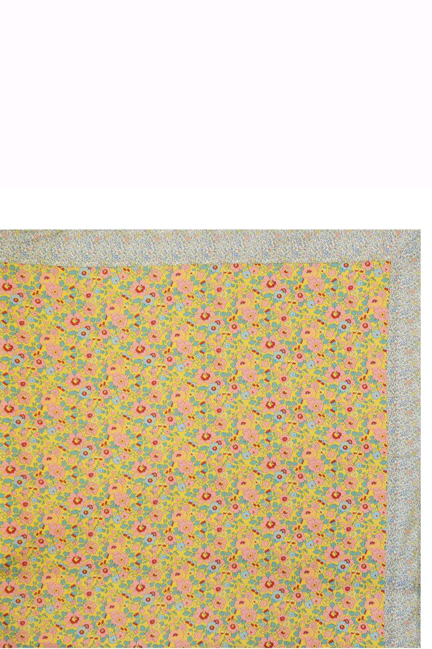 Picnic Blanket made with Liberty Fabric BETSY SUNFLOWER - Coco & Wolf