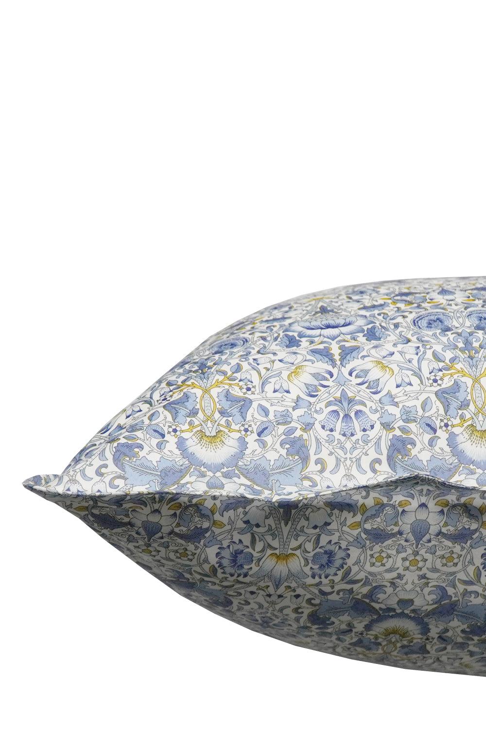 Bedding made with Liberty Fabric LODDEN CHINA BLUE