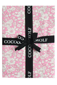 Pillowcase made with Liberty Fabric BETSY BOO BUBBLEGUM - Coco & Wolf