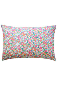 Pillowcase made with Liberty Fabric BETSY DEEP PINK - Coco & Wolf