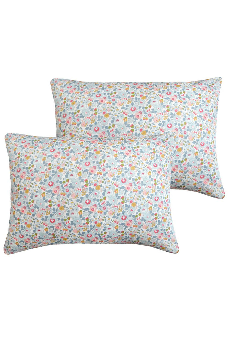 Pillowcase made with Liberty Fabric BETSY GREY - Coco & Wolf