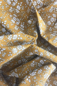 Pillowcase made with Liberty Fabric CAPEL MUSTARD - Coco & Wolf